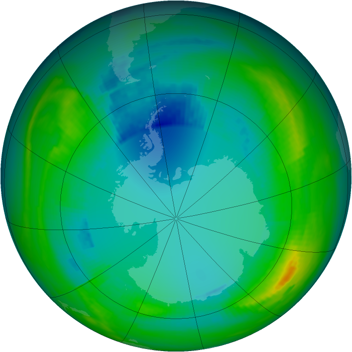 Ozone Map 1988-08-08